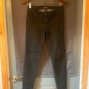 White House Black Market black jeans with sparkles. Skinny leg. Size XS